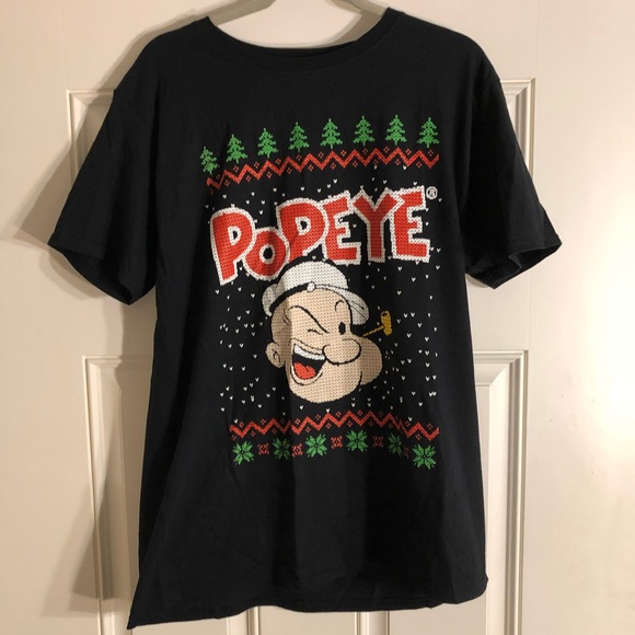Popeye Other - NWOT Popeye Xmas tee